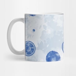 Modern abstract vintage bubbles pattern Mug